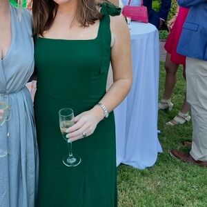 Reformation - Twilight Dress in Emerald